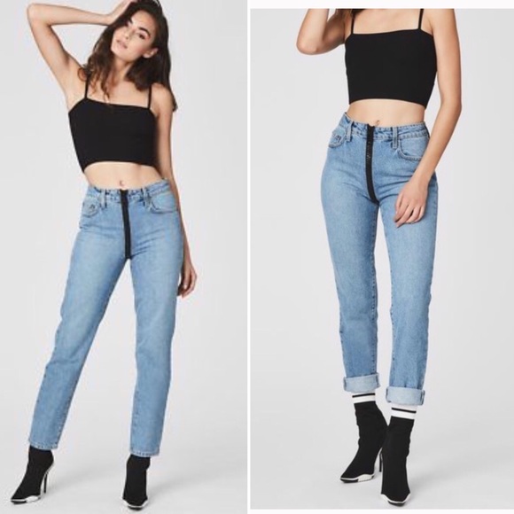 LF Denim - New!LF/Carmar high rise zipper in front jeans NWT